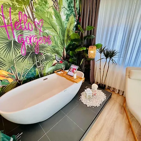 Vip Smart Alexa Control Jakuzi Sea View شقة اسطنبول